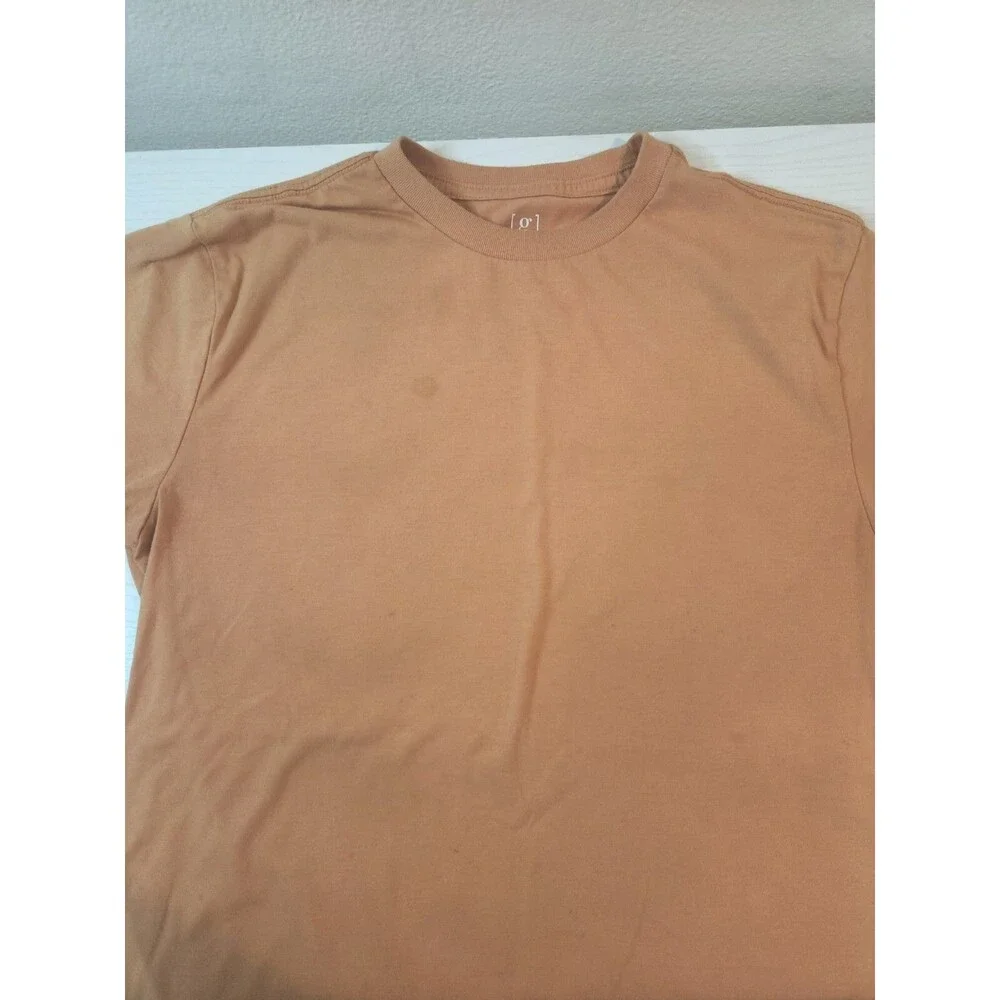 Men's George Short Sleeve  clor orange light  , Size Small (34-36),